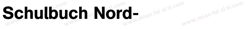 Schulbuch Nord字体转换